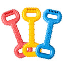 Dog Bones For Aggressive Chewers, Dog Chews Toys Long Lasting, Interactive Dog Bone Toys With Pull Band, Dog Teething Toy