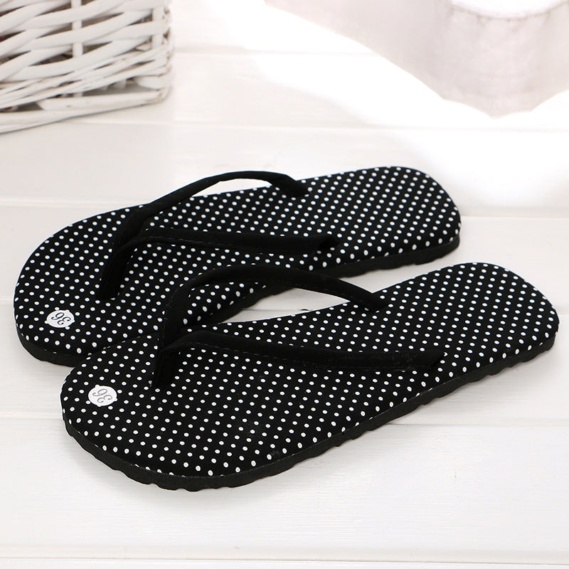 Fashion Flat Flip Flops Non-slip Slipper Soles Heel