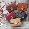 Retro Women's Hardware Turn Buckle Crossbody Shoulder Bag