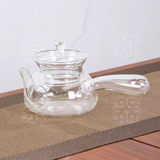 Borosilicate High Temperature Resistant Side Handle Kettle