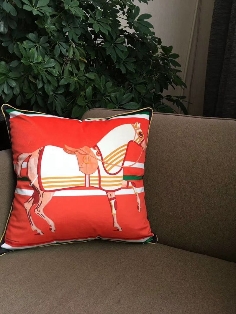 Super Soft Velvet Double Sided Printed Horse Head Pillow Case