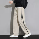 Sweatpants Men's Straight Casual Trousers Loose Wide Leg Sports Pants