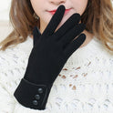 Non-velvet Gloves Touch Screen Female Outdoor