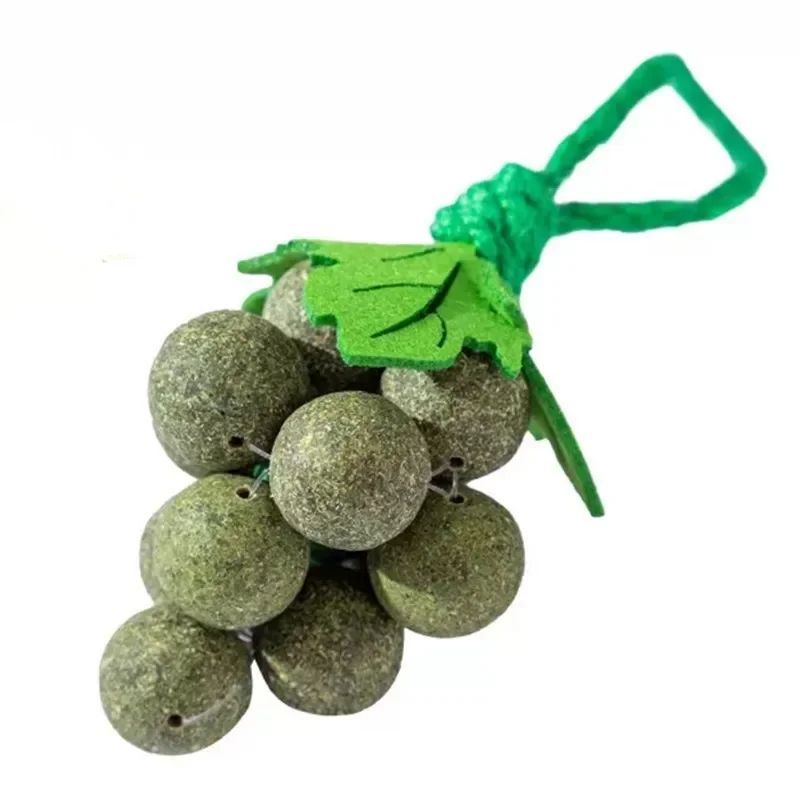 Creative New Catnip Toys, Peppermint Grape Skewers, Cat Sticks, Teething And Bite Resistant Gall Fruit Cat Toys