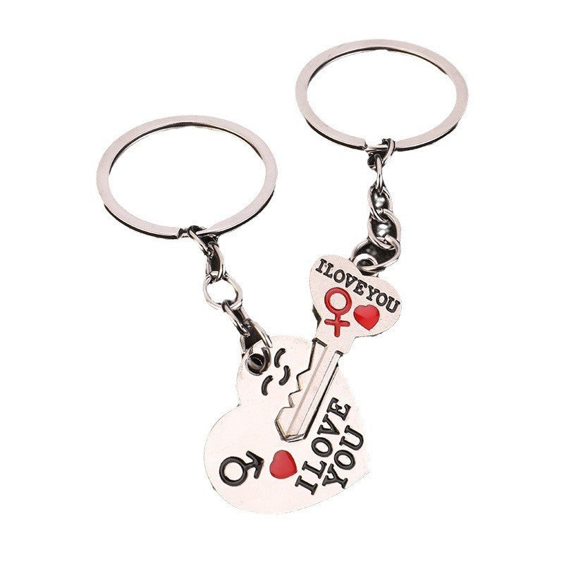 Creative Couple Keychain Small Gift Pendant