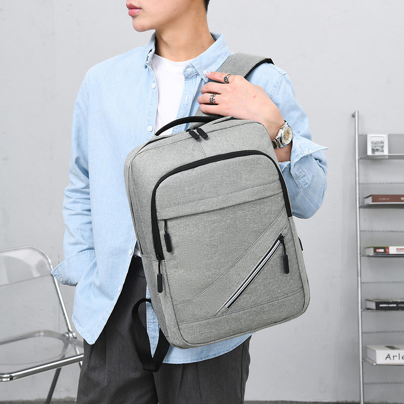 Men's Fashion Casual Multi-functional Large-capacity Backpack