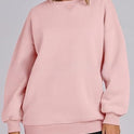 Women's Sweater Wool Round Neck Pullover Top