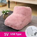 Plug-in High-top Rabbit Fur Hot Water Bag Foot Warmer