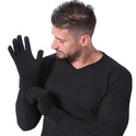 Outdoor Men's Split Finger Knitted Woolen Warm Gloves