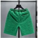 Knitted Shorts Men's Summer New Fashion Casual Plus-sized Plus-sized Fifth Pants