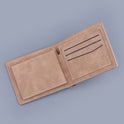 Men's Short Wallet Two Fold Half Fold Frosted