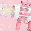 Bubbles Gun Kids Toy Rocket Soap Bubble Machine Guns Automatic Blower Portable Pomperos Toy For Children Gift