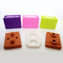 Sandwich Biscuit Shape Eraser DIY Removable Food Cake