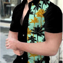 New 3D Printed Men's Fancy Short Sleeve Shirt