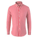 Men's Long-sleeved Slim Casual Striped Shirt