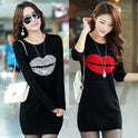 Long-sleeved Top Slim Slimming Mid-length Bottoming Shirt