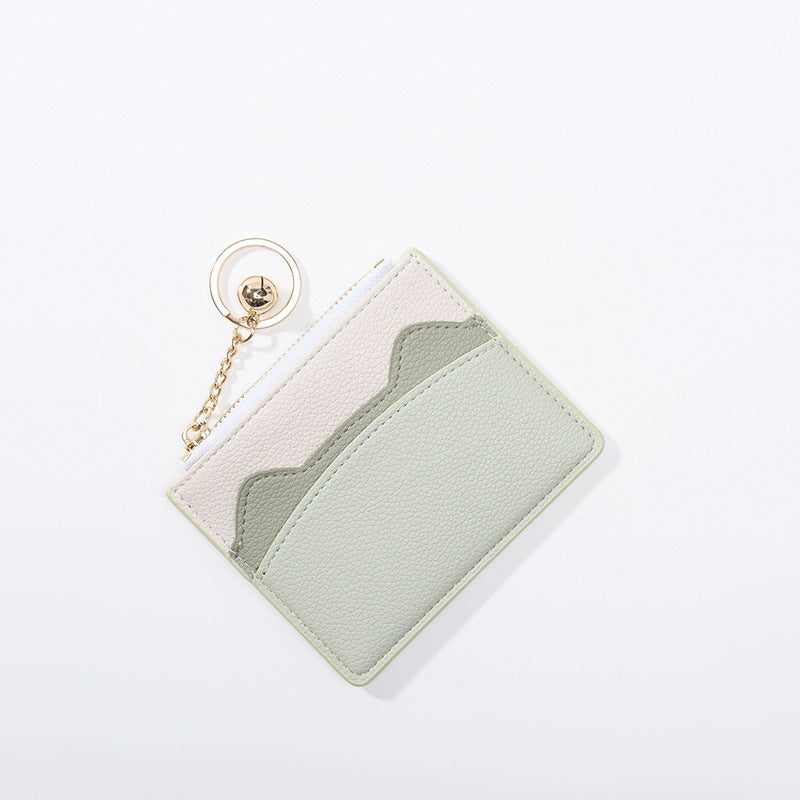 Solid Color New Japanese And Korean Style Thin Women's Wallet