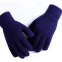 Outdoor Men's Split Finger Knitted Woolen Warm Gloves