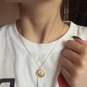 Fashion gold-plated clavicle sweater necklace