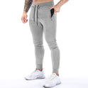 Solid Color Zip Pocket Sports Trousers