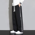 Sweatpants Men's Straight Casual Trousers Loose Wide Leg Sports Pants