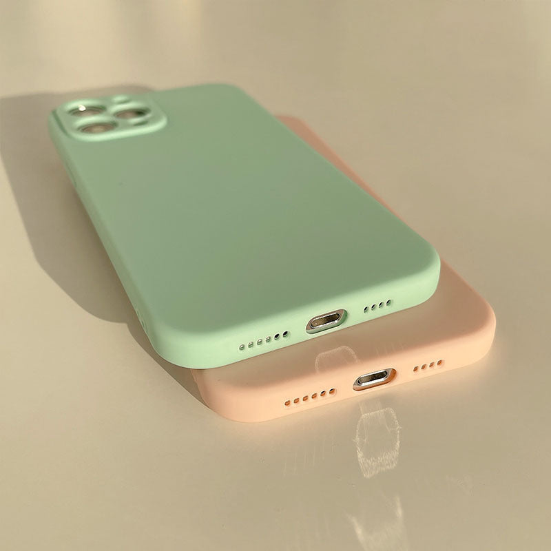 Original Liquid Silicone Frosted Phone Case