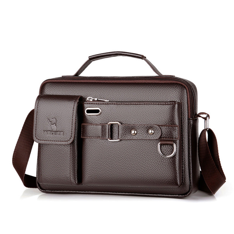 Oblique Shoulder Men's Casual Handbag