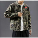 Men's Fashion Camouflage Polo Collar Jacket