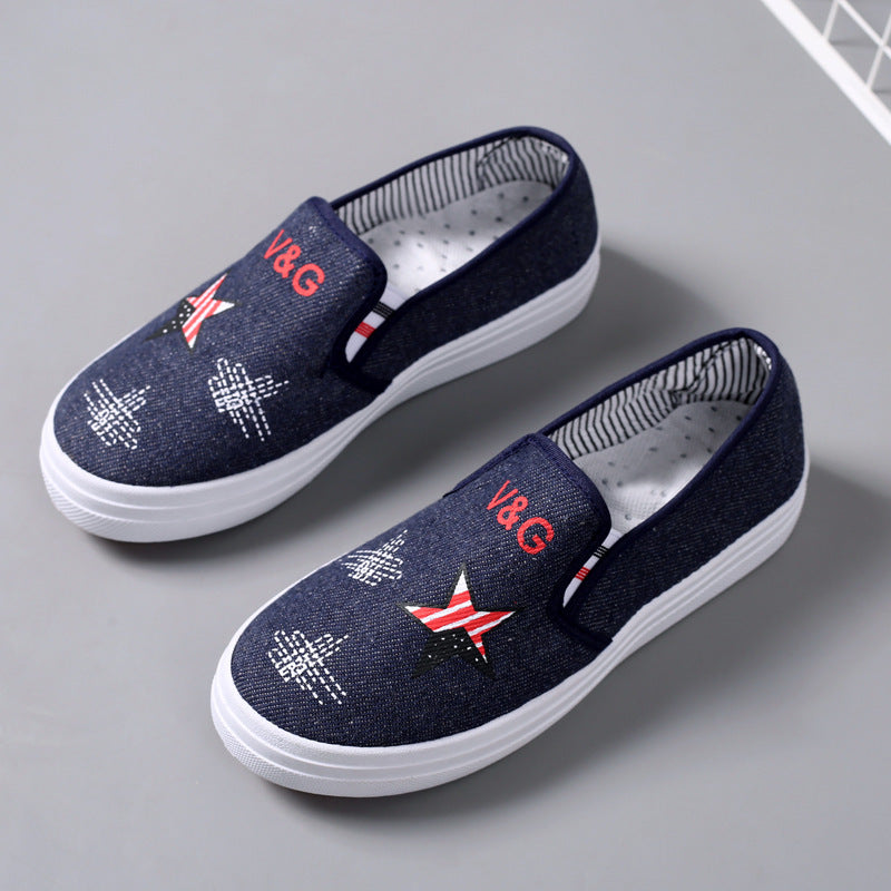 Ladies Fashion Personality Explosive Canvas Shoes