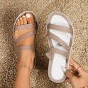 Plus Size Summer Fashion Simple Comfortable Beach Slippers