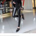 Leather Pants Women's Thick Large Size High Waist PU Leather Leggings