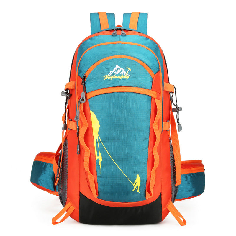 Nylon Fabric Outdoor Sports Mountaineering Hiking Camping Multi-functional Outdoor Backpack