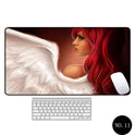 Angel Pattern Large Office Non-Slip Mouse Pad