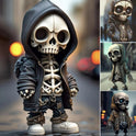 Halloween Cool Skeleton Figurines Halloween Skeleton Doll Resin Ornament Home Decor