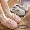 Winter Warm Indoor Home Thick Bottom Non Slip Cotton Slippers