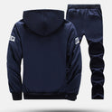 Men's Hooded Sports Suit With Fleece Sweater