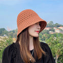 Women's Spring And Summer Hollow Sun Protection Hat