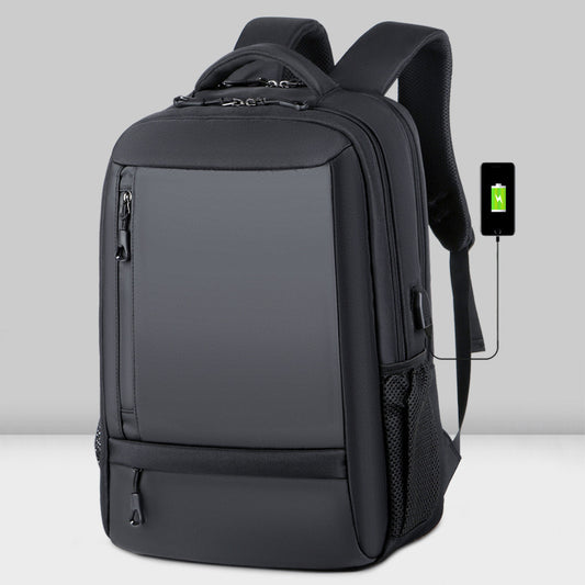 Men's Multi-functional Computer Backpack Simple Waterproof