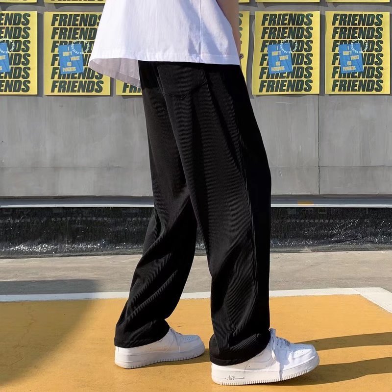 Men's Thin Loose Straight-leg Wide-leg Pants