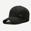 Woolen Hat Middle-aged And Elderly Men's Plaid