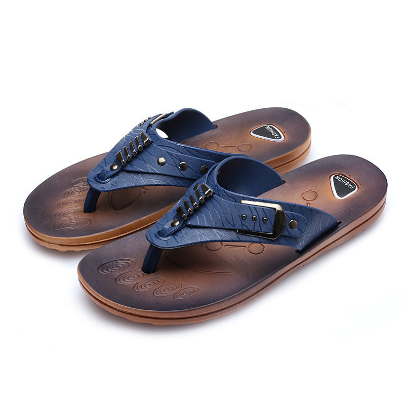 Men's Flip Flops Flat Beach Sandals And Slippers