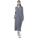 Zipper Bathrobe Couple Hooded Nightgown Thin Pajamas