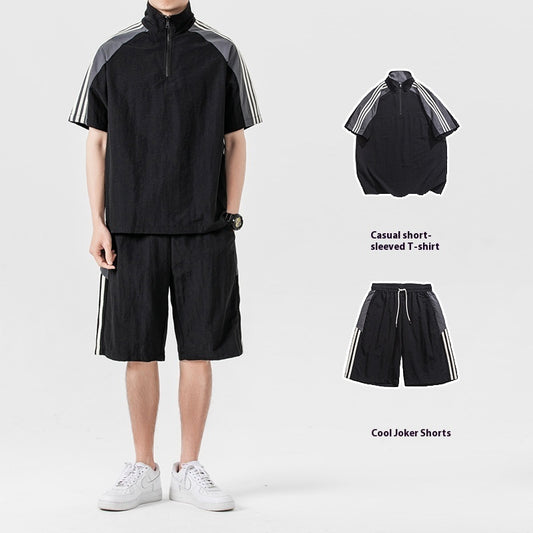 Japanese-style Retro Leisure Suit Shorts Sports