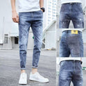 Stretch Ankle Length Casual Pants Men