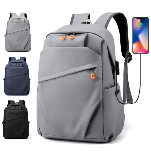 Men's Commuter Computer Bag USB Charging Student Fashion