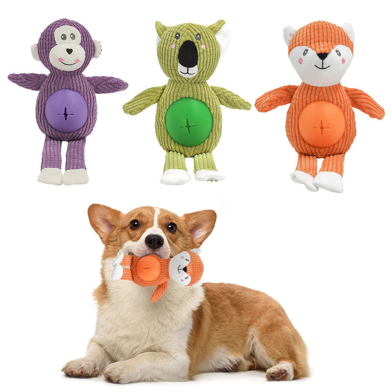 Animal-shaped Stuffed Toy For Dog Bite Resistant Pet Supplies Not Rotten