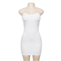 Solid color bandage dress