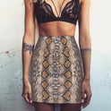 Women's New Hot-selling Sexy Snake Print Skirt