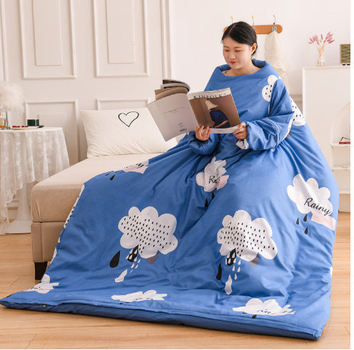 Wearable Sleeved Thick Warm Shoulder Pad For The Elderly Children's Anti-kick Quilt