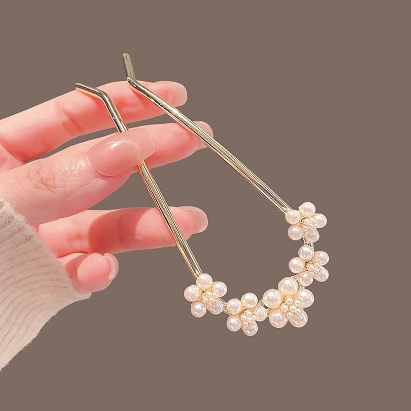 Fairy Temperamental Pearl Hairpin Modern Minimalist Hairpin Ancient Style Dangling Ornament